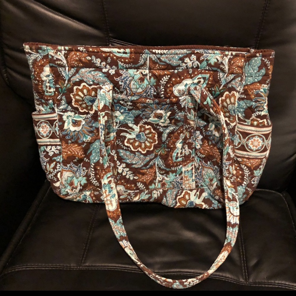 Java Blue Vera Bradley Travel Bag